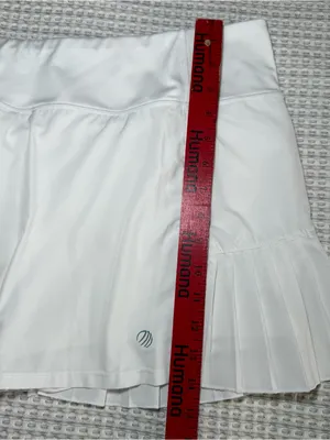 MPG Mondetta Groove White Pleated Hem Knit Skort Golf Pickleball Size XXL thumbnail 3