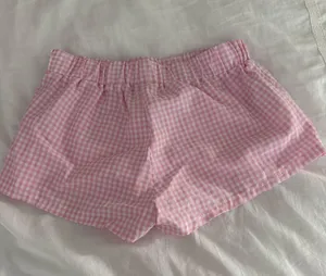 pink and white gingham short thumbnail 3