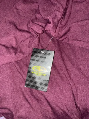 Athletic Works Moisture Wicking Burgundy Layering Tunic thumbnail 2