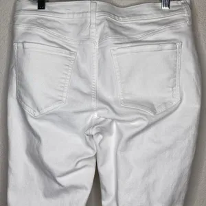 Old Navy Straight Mid Rise Jeans White‎ thumbnail 5