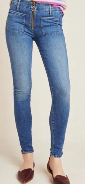 MOTHER The Looker Patch XYZ High-Rise Skinny Jeans Size27 waist27 thumbnail 1