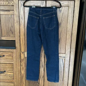 Abercrombie The Ankle Straight Ultra High Rise‎ Curve Love Jeans Dark Wash 00 24 thumbnail 6