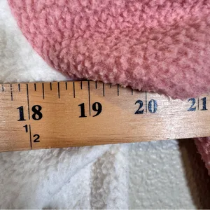 Kari Traa White Pink Fleece Colorblock Full Zip Sweater Womens M Fall Casual thumbnail 4