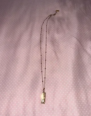Francesca's “A” Gold Necklace thumbnail 1