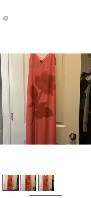 Urban Outfitters Ginnie Printed Mesh Maxi Dress thumbnail 3