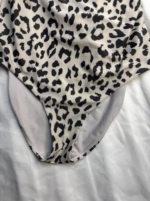 Aerie Leopard Print Full Coverage Tie-Back One Piece Swimsuit thumbnail 4