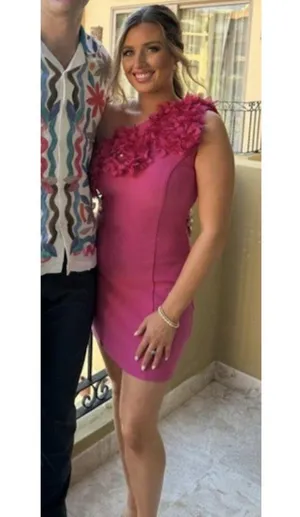 ELLIATT Uma Mini Dress in Pink Size Small thumbnail 14