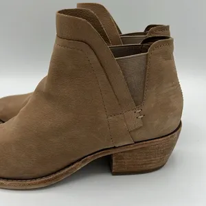 Dolce Vita Leather Ankle Booties Sz‎ 8 A21 Tan thumbnail 4