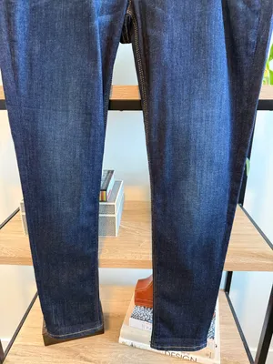 Express Mid-Rise Dark Wash Skinny Ankle Legging Jeans, 12 thumbnail 3