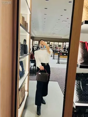 Coach Marlie Top Handle In Signature Canvas with Quilting Gold/Khaki/Black c5645 thumbnail 6