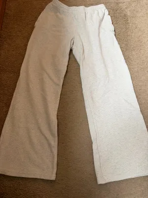 Brandy Melville Waffle Knit sweat pants  thumbnail 1