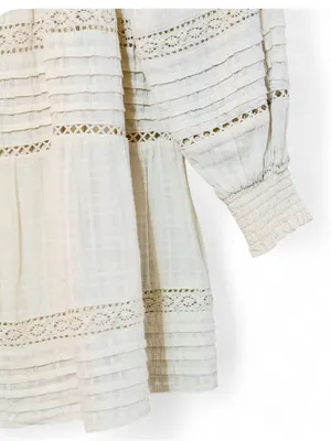 American Eagle Outfitters Women’s Boho Smocked Long Sleeve Mini Dress Size XS thumbnail 7