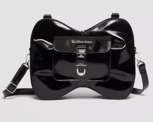 Dr. Martens Black Kiev VEGAN Bow Bag Crossbody Backpack 2-Way Purse thumbnail 1
