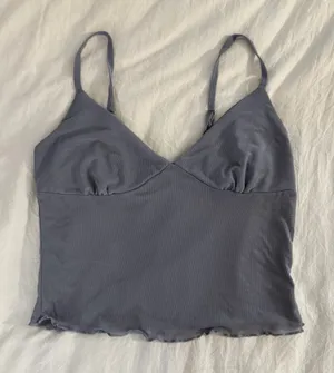 Edikted gray mesh crop top thumbnail 1