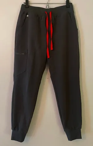 FIGS Charcoal Gray Zamora Jogger Scrub Pants Uniform Women's size Small Petite thumbnail 1