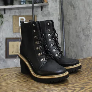 NWT A New Day Womens Tessa Winter Boots 88375335 Black 6.5M thumbnail 4