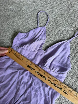 Revolve Karina Grimaldi Selene Maxi Dress in Lavender size M thumbnail 5