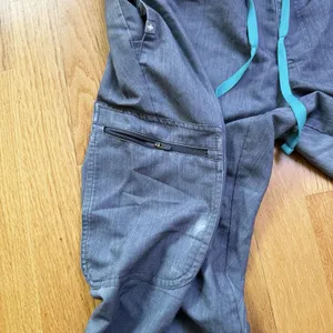 FIGS Scrub Pants Technical Collection Cargo Double Zips Gray Sz L W20SW2034 thumbnail 14