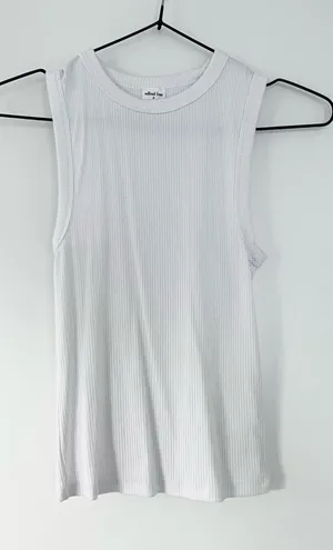 Wilfred Free White ribbed Aritzia tank top thumbnail 1