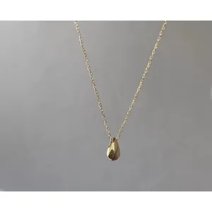 Teardrop Pendant Necklace,‎ Gold Plated Sterling Silver Jewelry, 16-18” thumbnail 14