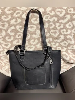 Montana West tote bag features studded rhinestone detailing thumbnail 3