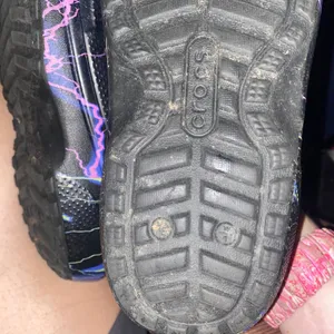 crocs classic fuzz lighting lined black / lined  size 6 thumbnail 5