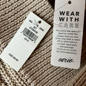 Aerie V Neck Sweater Cozy Lounge NEW thumbnail 4