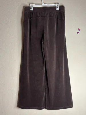 Lululemon Scuba Mid-Rise Wide-Leg Pant Velvet Cord Espresso size 10 thumbnail 3