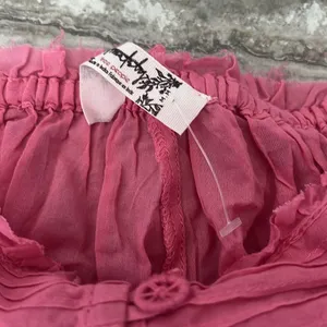 Free People Intimately PINK Cotton Sheer Pants w/Lace Trim, Size M, New w/o Tag thumbnail 6