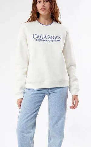 PacSun Coney Island Picnic Club Coney Leisure & Fitness Crew Neck Sweatshirt thumbnail 3