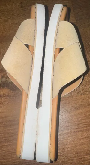 Yellow Box Women’s Hemes Slide Sandal Size 10, Taupe Without Box thumbnail 4