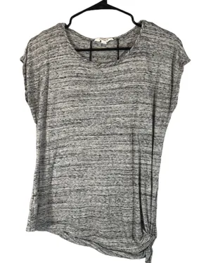 Athleta Heathered Gray Short Sleeve Athletic Casual T-Shirt Women Sz S thumbnail 1