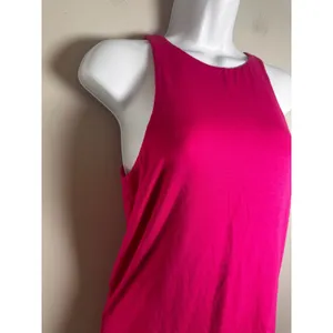 J.Crew Pink High Neck Sleeveless Modal Blend Tank Top‎ BK304 Womens Medium thumbnail 2