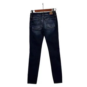 American Eagle Distressed Denim Blue Skinny Jegging Jeans Size 00 thumbnail 3