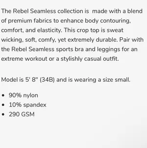 Live Evolutionary Seamless Crop Top thumbnail 5