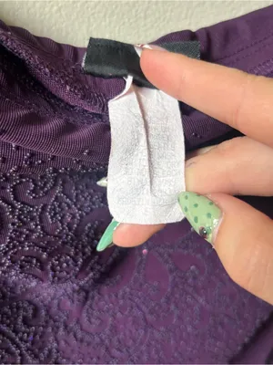 Juxtapose Y2K Purple Strapless Beaded Mini Dress thumbnail 4