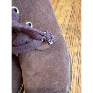 Kate Spade New York Saundra Honey Brown Suede Lace Up Wedge Boot Size 7.5 $298 thumbnail 4
