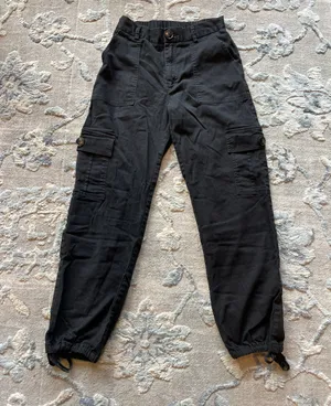 Amazon Black Cargo Pants thumbnail 2