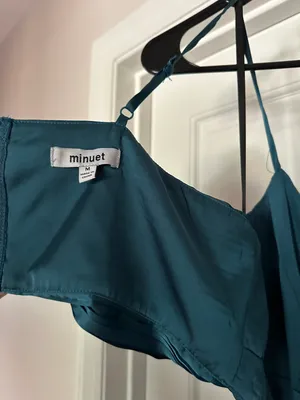 “Got the Glam Teal Pleated Cutout Maxi Dress” thumbnail 6