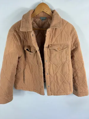 Falls Creek Quilted Orange Jacket Size XL thumbnail 1