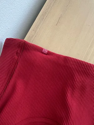 Lululemon Daily Lineup 7/8 Tight *25" Dark Sport Red 6 thumbnail 5