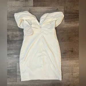 SELFIE LESLIE Oui Madame Off The Shoulder Mini Dress thumbnail 5
