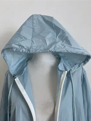 Hount • NWT Light Blue Hooded Windbreaker Jacket thumbnail 2
