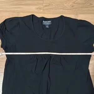 Vintage Polo Jeans‎ Company Black Short Sleeved Top Size Small thumbnail 4
