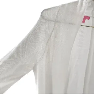 Lilly Pulitzer Women’s M Tatum Cardigan White Tassel Fringe Longline Loose Knit‎ thumbnail 5