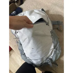 North face grey backpack thumbnail 2