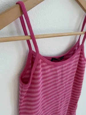 NWT Brandy Melville Pink Striped Spaghetti Strap Tank Top thumbnail 3