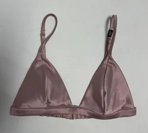 Victoria's Secret Luxe Satin Triangle Bra NWT thumbnail 2