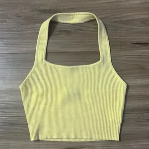 Yellow halter top cropped shirt Size XS thumbnail 1