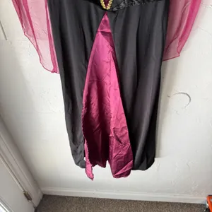 Womens Villain Evil Queen Princess‎ Costume Dress Cape Halloween Cosplay Small thumbnail 3